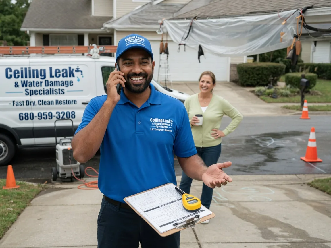 Ceiling Leak Cleanup Rhinelander, WI FAQs